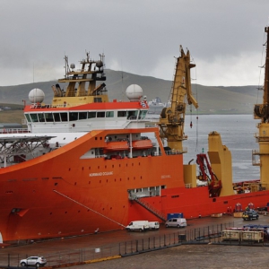 AK61 E2 crane on the Normand Oceanic, sailing to the Mexican Waters